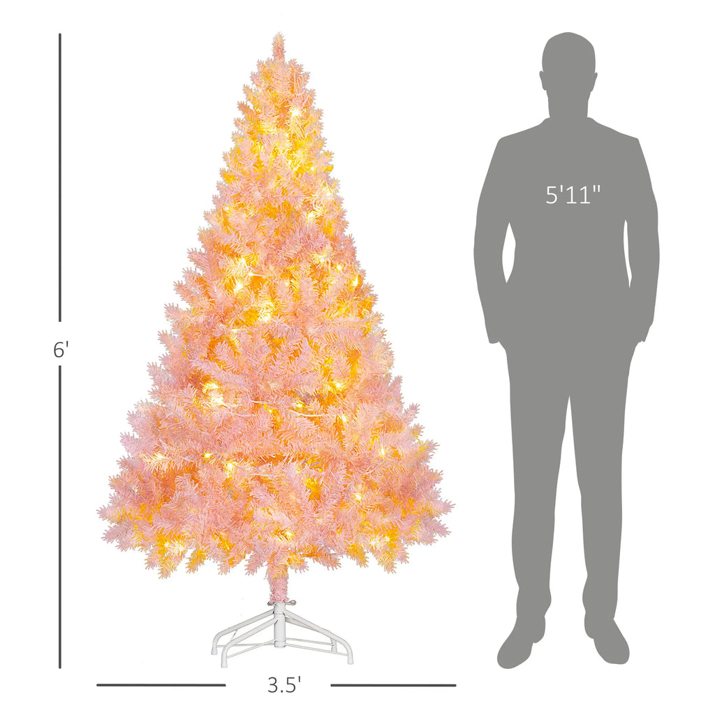 Ripplesong tree dimensions of 6 ft high including the stand and 3.5 ft wide