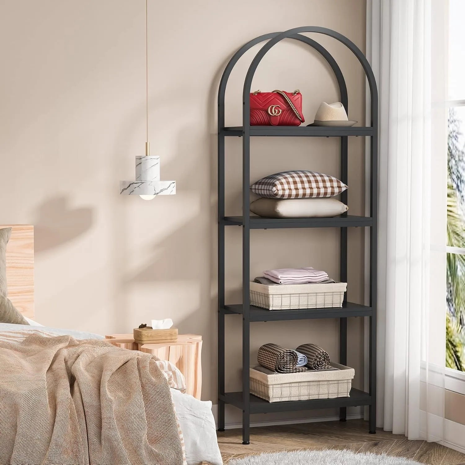 Everly Arch Bookcase