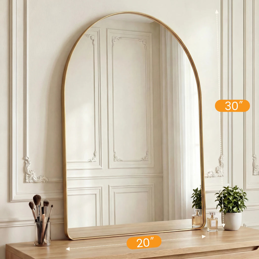 Mirthbloom Arched Wall Mirror