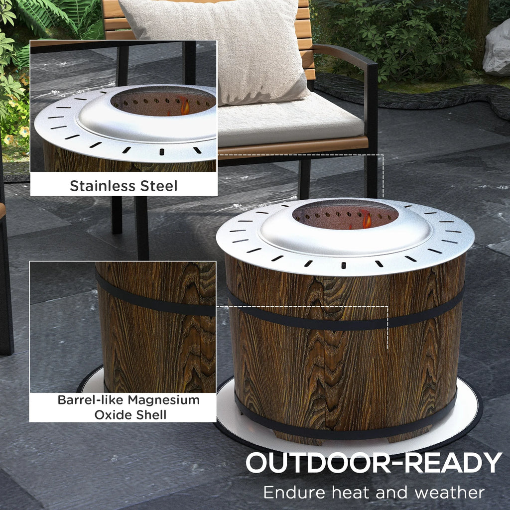 Rhapsodynote Smokeless Fire Pit – Brown