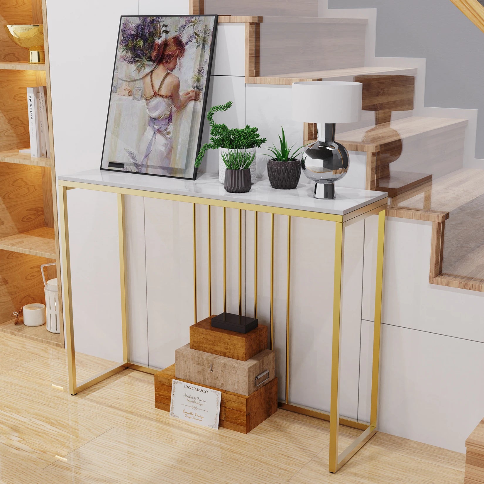Marleen Sintered Stone Console Table