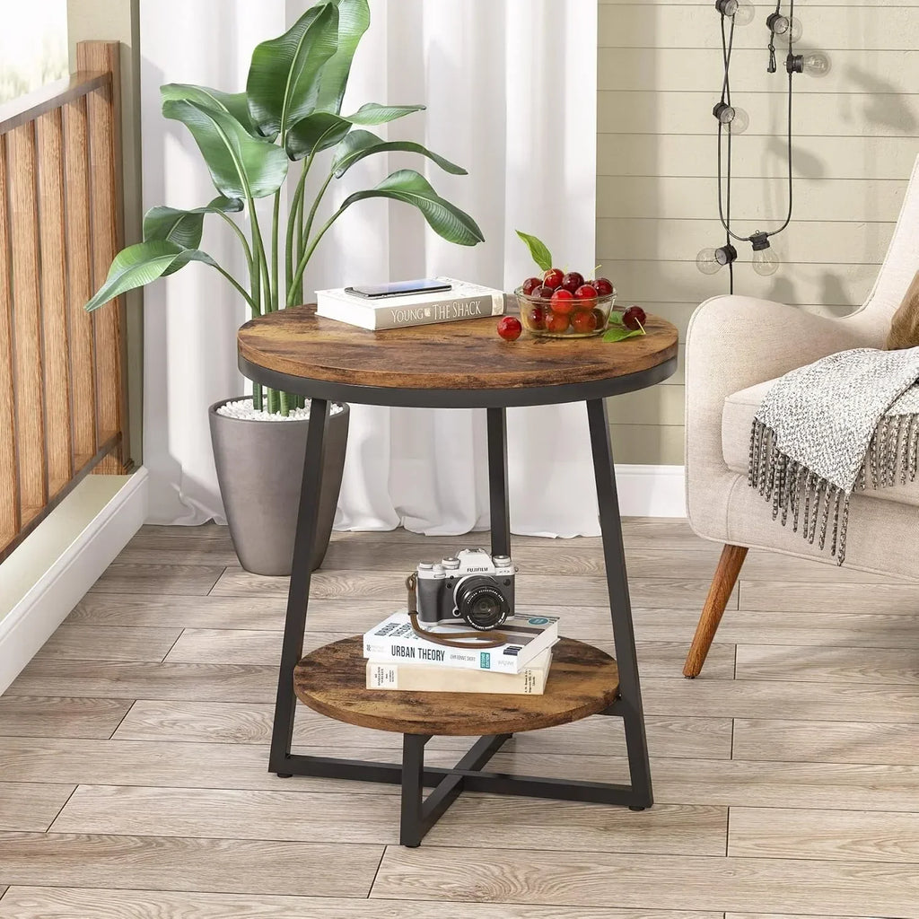 Turner Round 2-Tier End Table