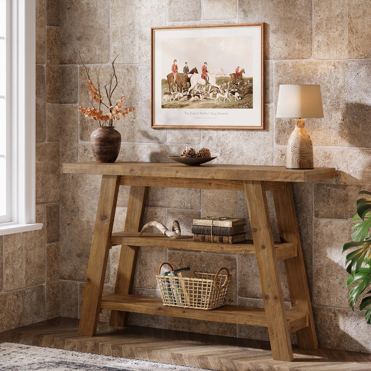 Moonlithalo 3-Tier Console Table