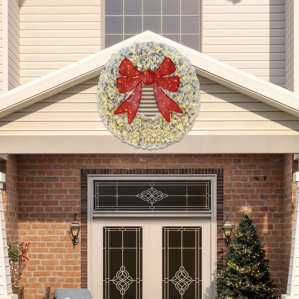 Frostbow Christmas Wreath, 60-Inch