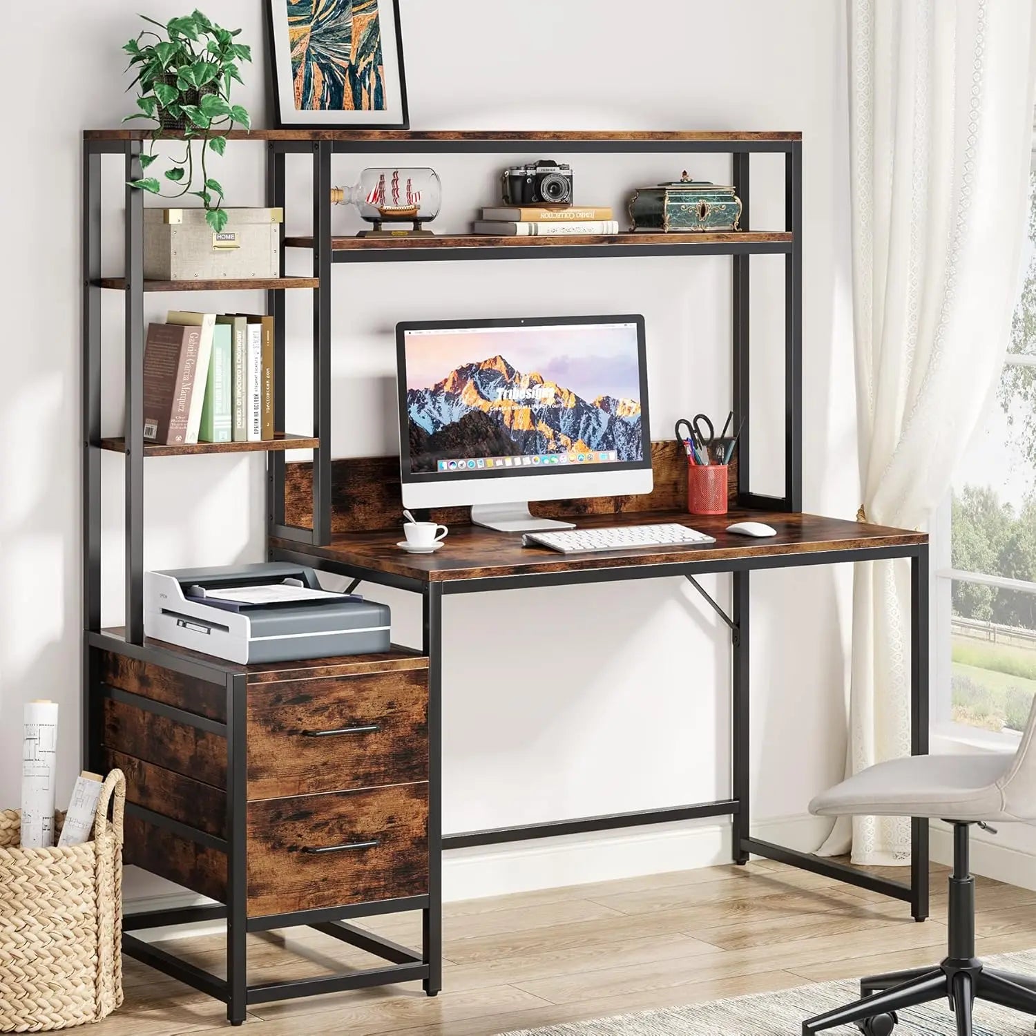 Dustin Framed Computer Desk