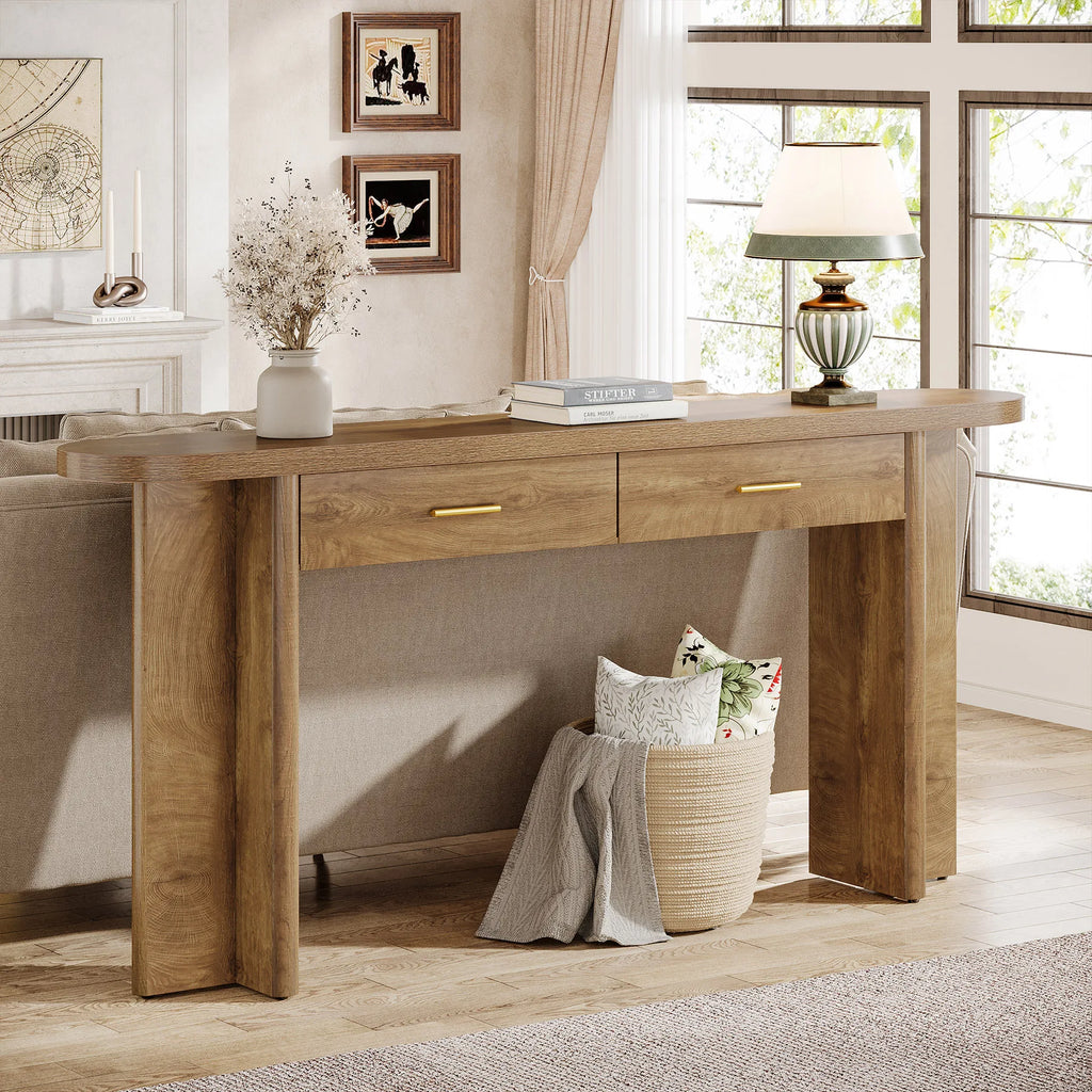 Larklark 2-Drawer Console Table
