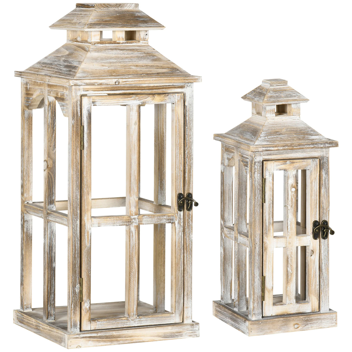 Latchwood Rustic Lantern Set of 2