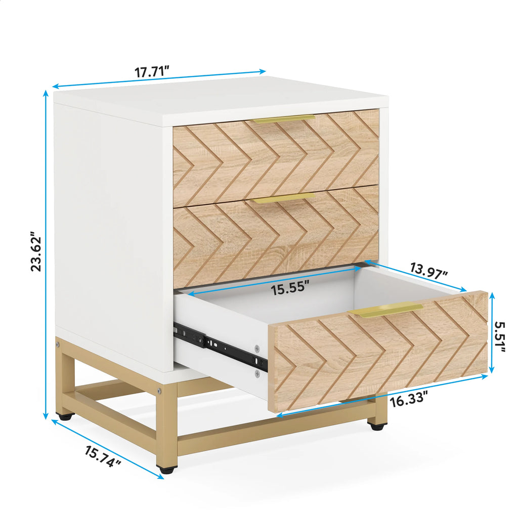 Aglowbloom Nightstand Set of 2