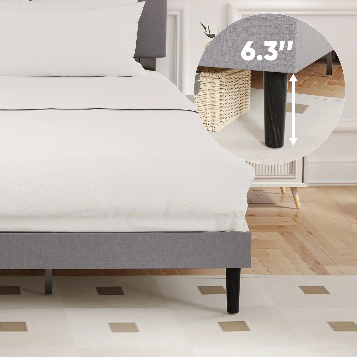 Wrenrise Upholstered Platform Bed