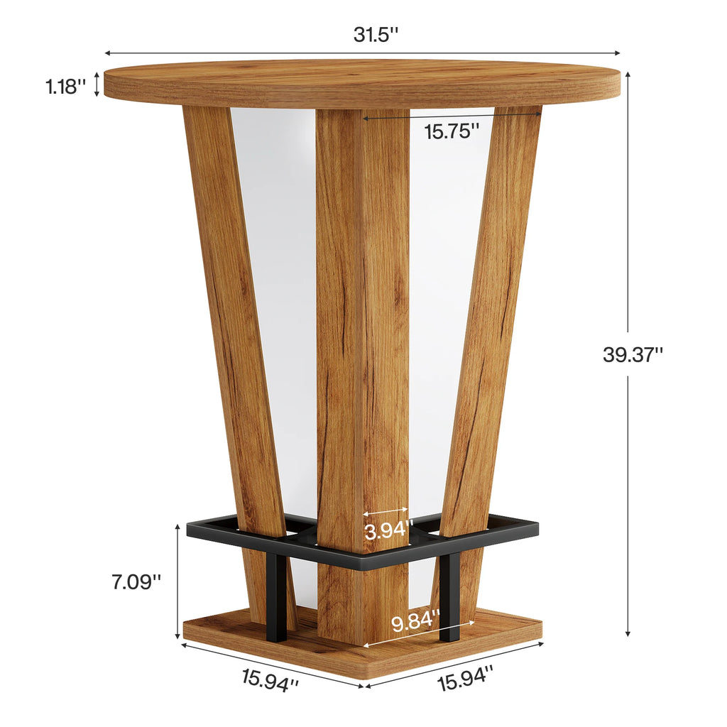 Sonnetline Round Bar Table