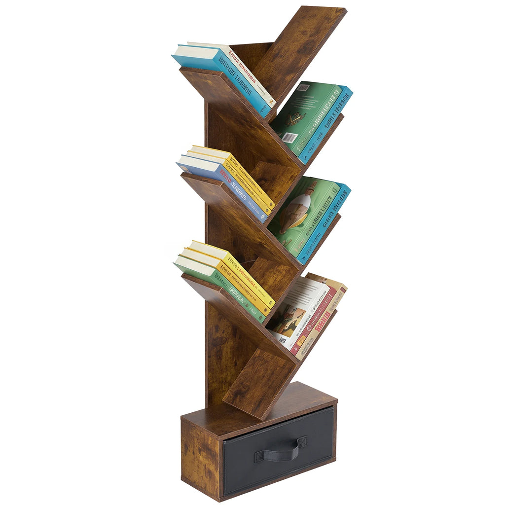 Renwick Tree Bookcase with Storage Drawer