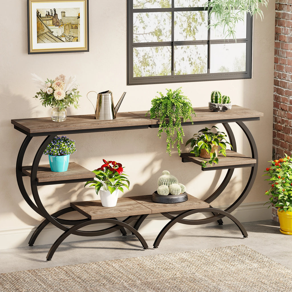 Nari 3-Tier C-Shaped Side Table