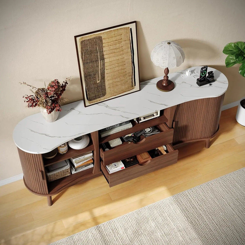 Floraray TV Stand with LED Lighting
