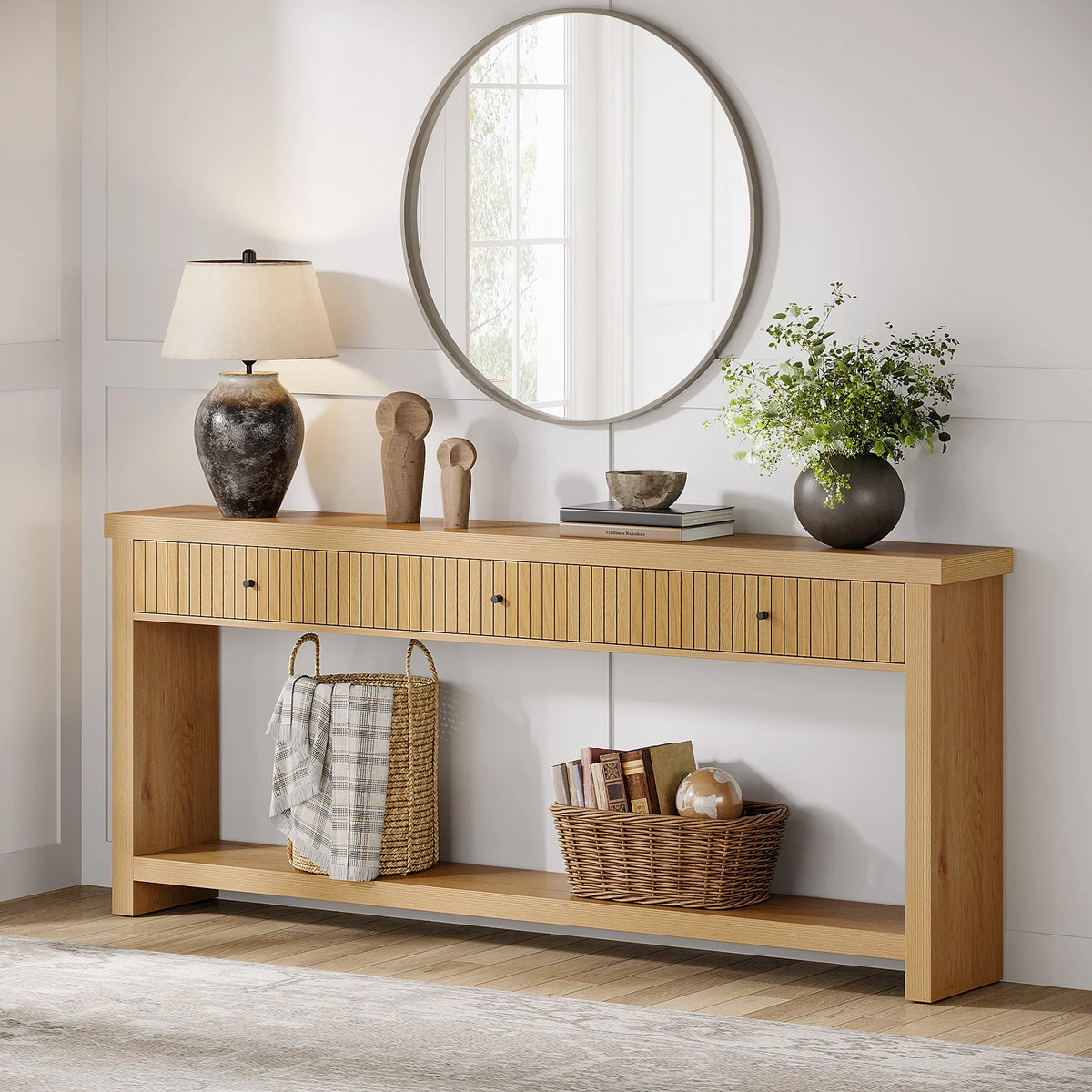 Wrenarc 3-Drawer Console Table