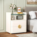 Lucent White Nightstand