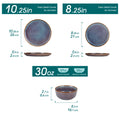 Vancasso PLAYA Series Reactive Glaze Stoneware Dinnerware Set