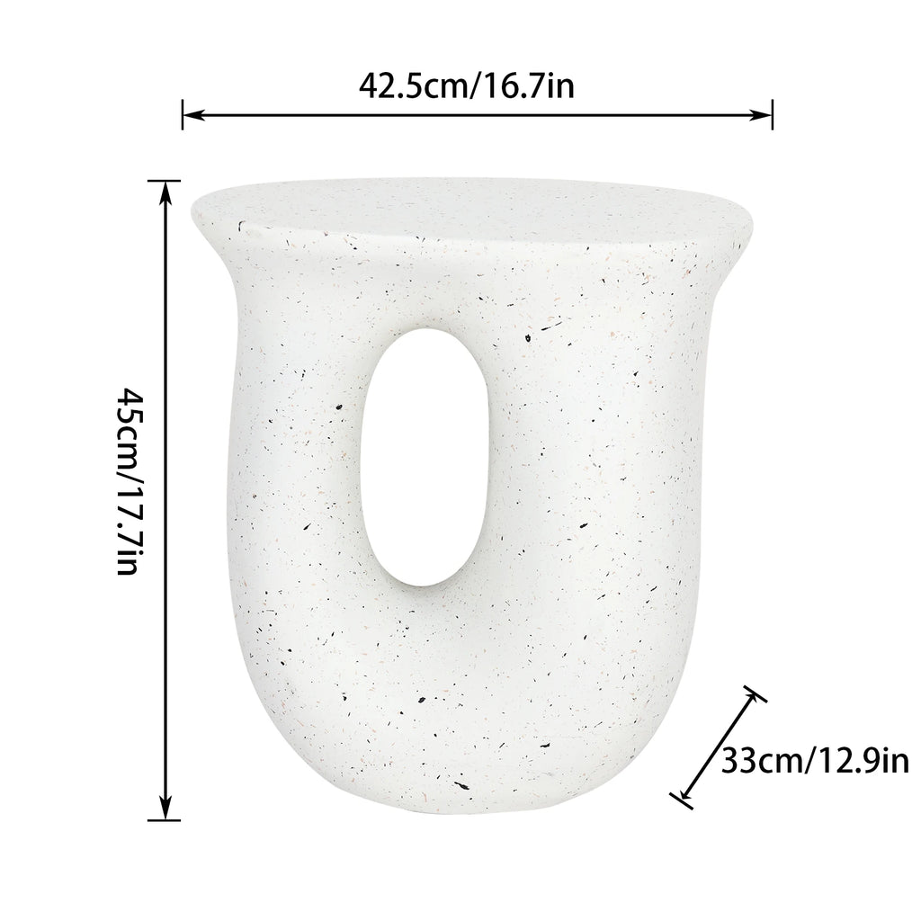 Koba Sculptural Concrete Side Table