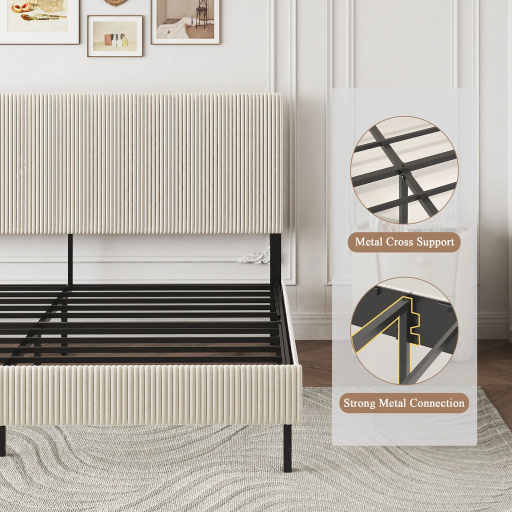 Taldenby King Upholstered Platform Bed