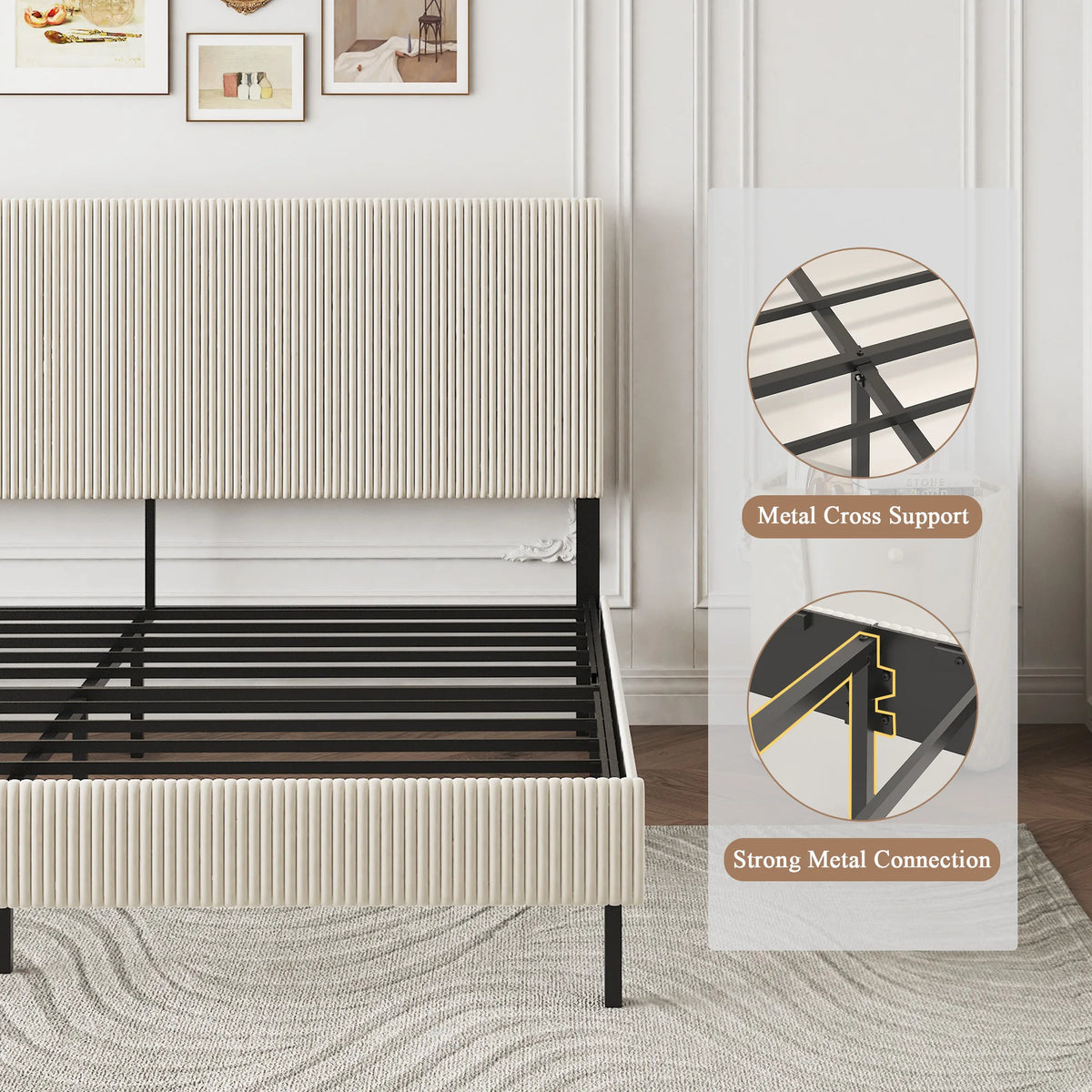 Taldenby King Upholstered Platform Bed