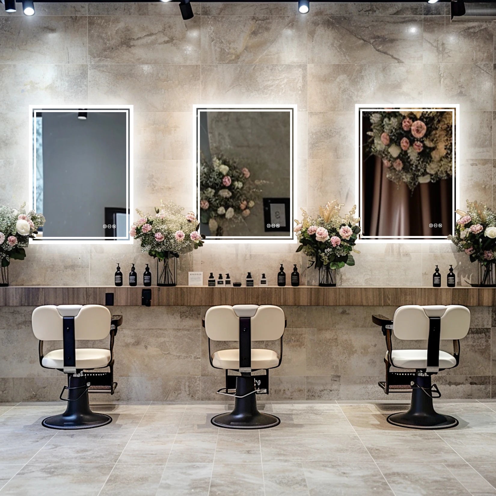 Aurora LED Rectangle Bathroom Mirror