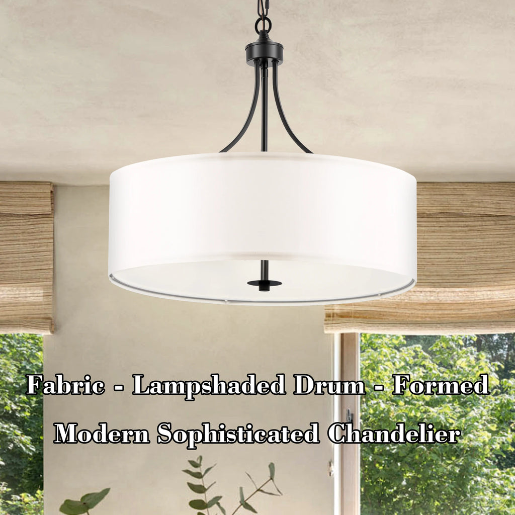 Rosefen Five-Light Drum Chandelier