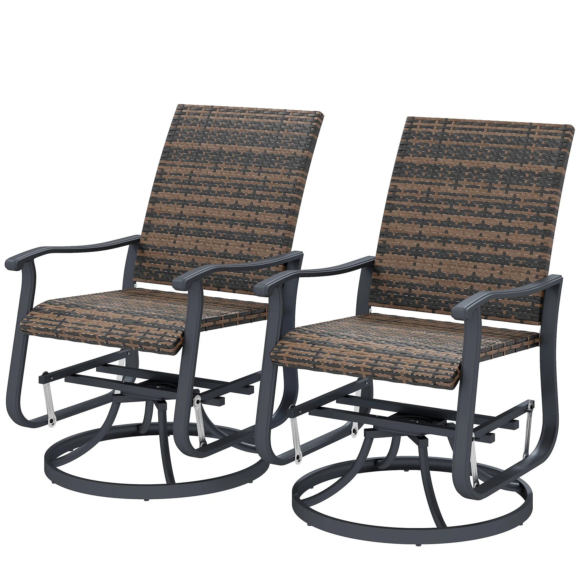 Brownridge Swivel Glider Chair Set
