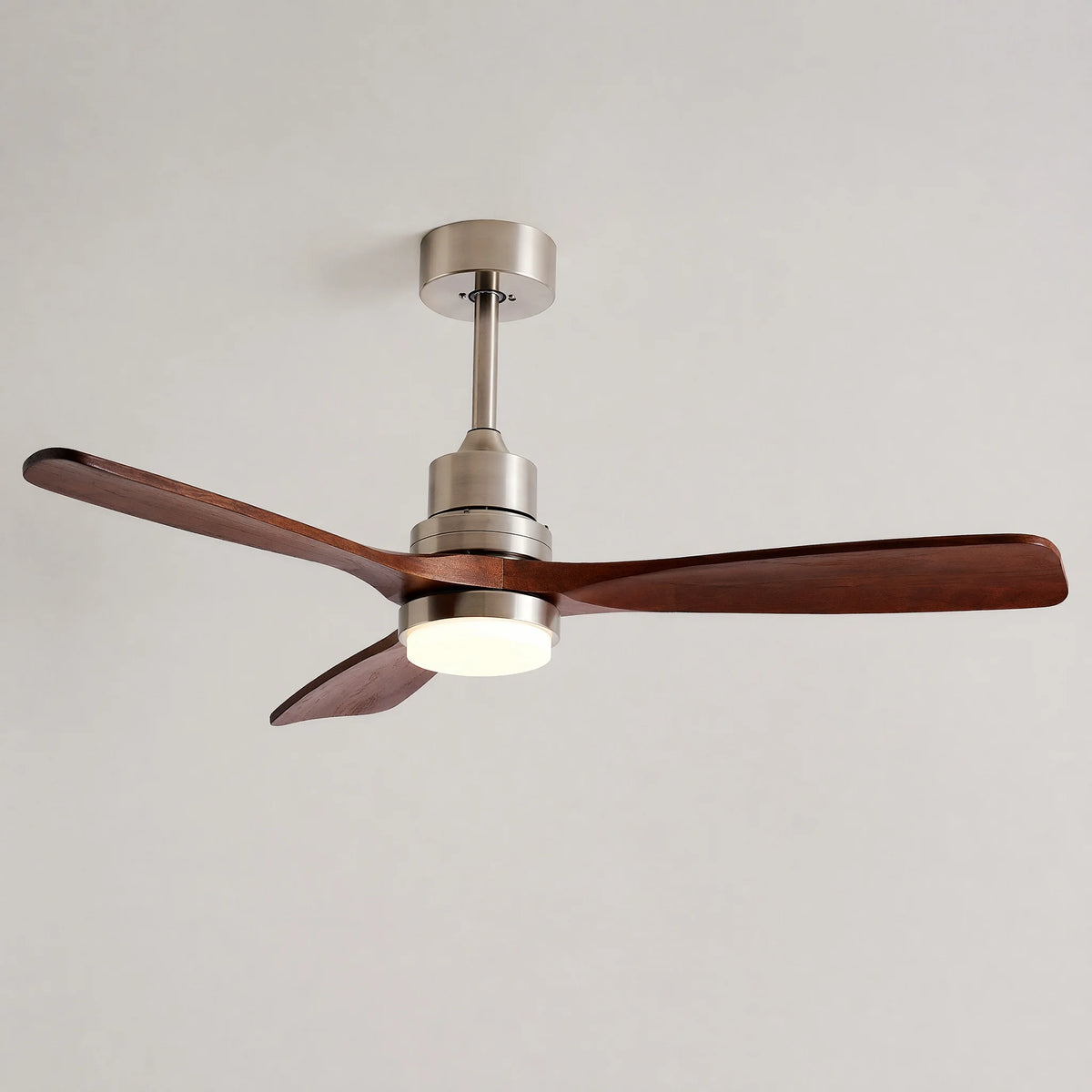 Mereford 52-Inch Ceiling Fan, Nickel