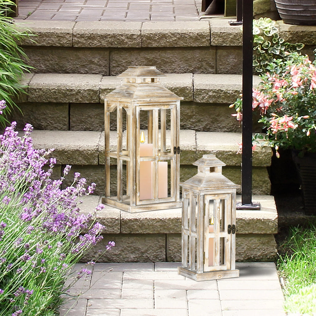 Latchwood Rustic Lantern Set of 2