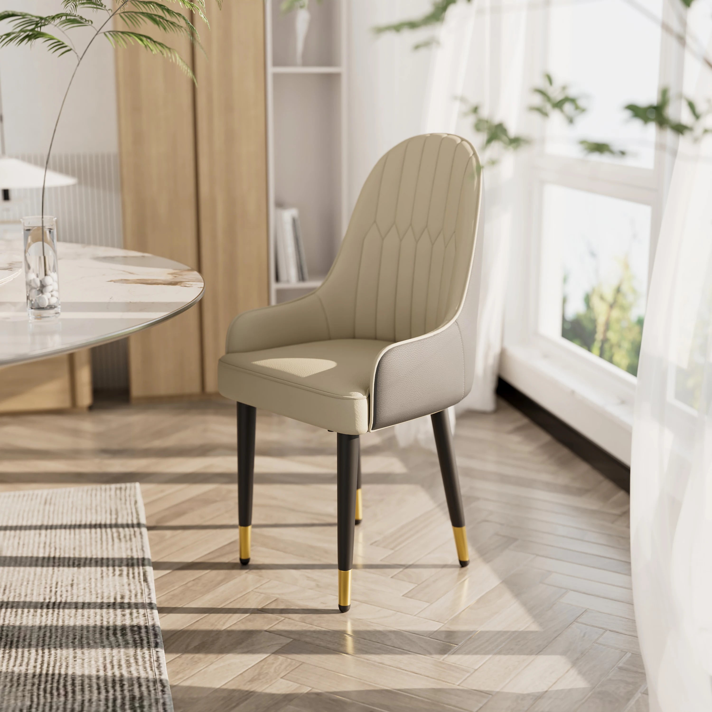 Renshaw Two-Tone Dining Chair Set of 2