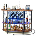 Soren LED Home Bar Cabinet