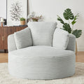 Sarrowby Round Corduroy Lounge Chair