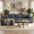 Alverton Deep Seat Sectional Sofa