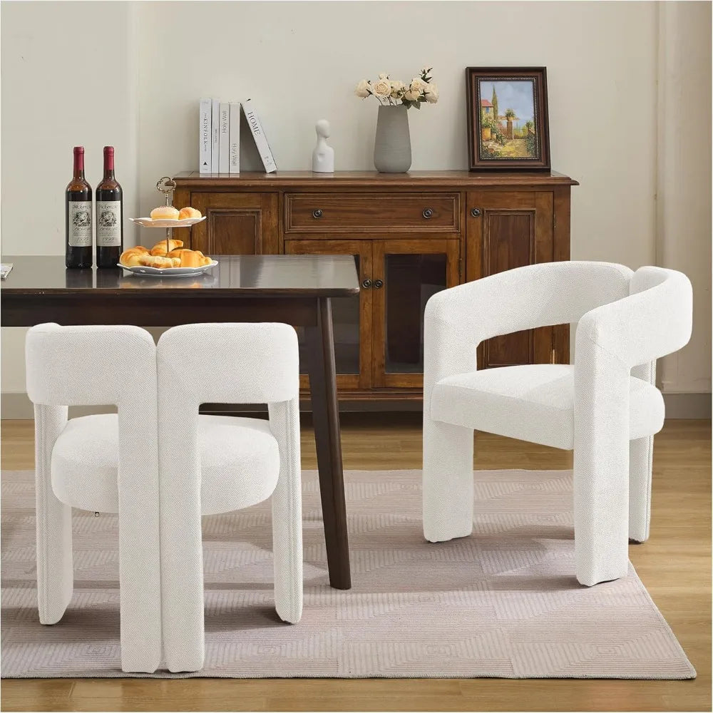 Marlowe Upholstered Barrel Dining Chairs – Set of 2
