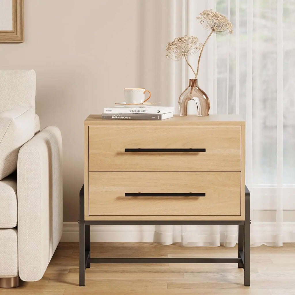 Temi Two-Drawer Nightstand