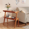 Solid Wood Two-Tier End Table