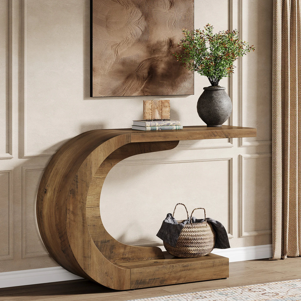 Kavira Sculptural Console Table