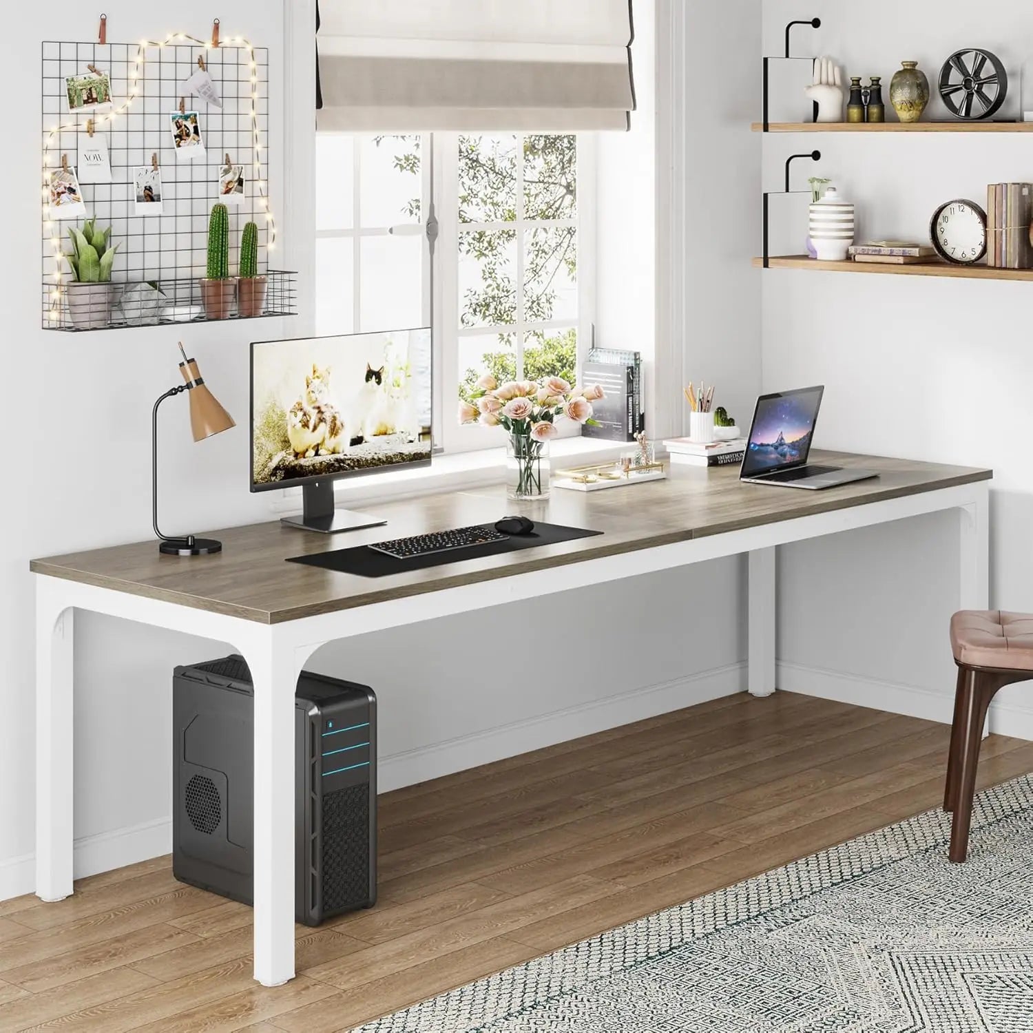 Norcross Two-Person Desk
