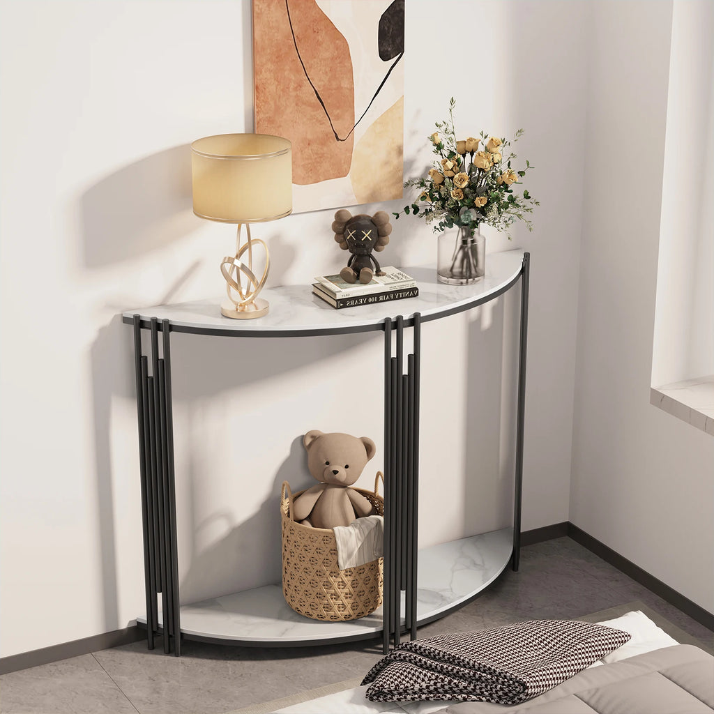 Claremont Half-Moon Console Table