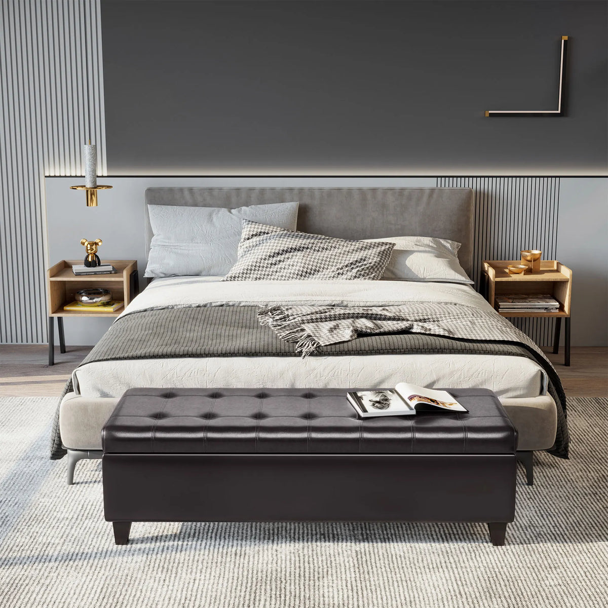 Corvelle Tufted Storage Bench