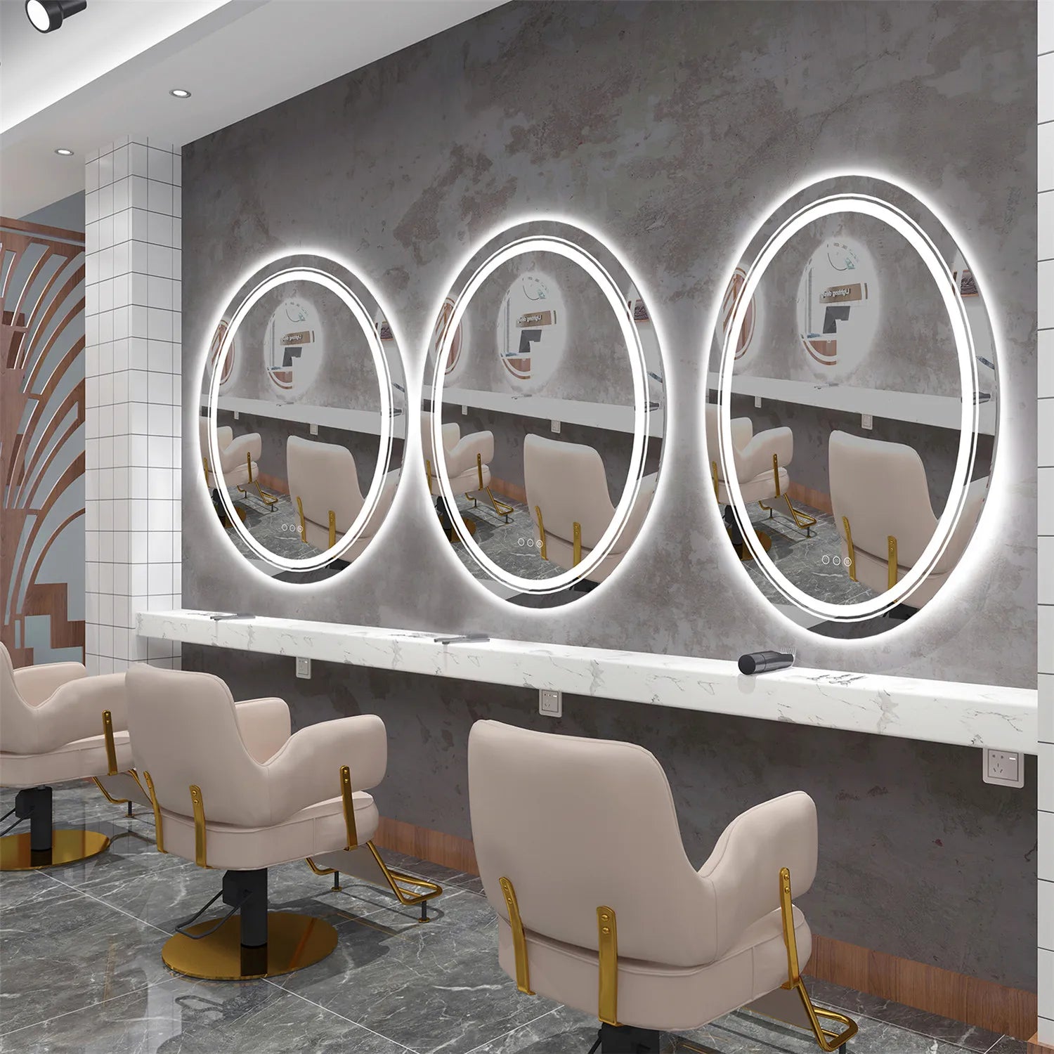 August Oval LED Bathroom Mirror