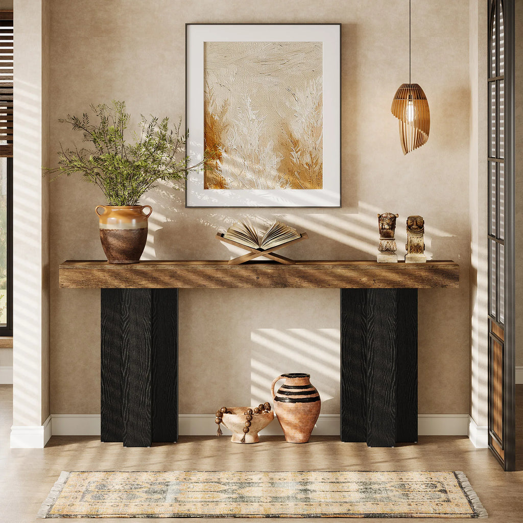 Kavari Two-Tone Console Table