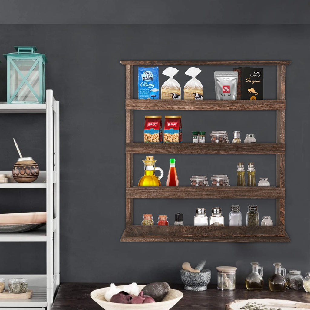 Winsford 4-Tier Wood Spice Rack