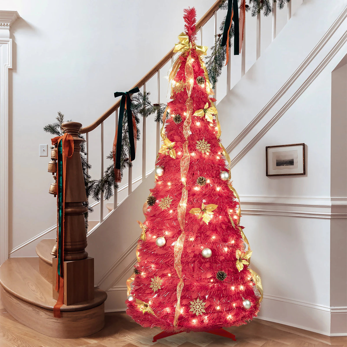 Scarletmere 6-Foot Pop-Up Christmas Tree