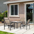 Icebrook Five-Piece Patio Dining Set with Cooler