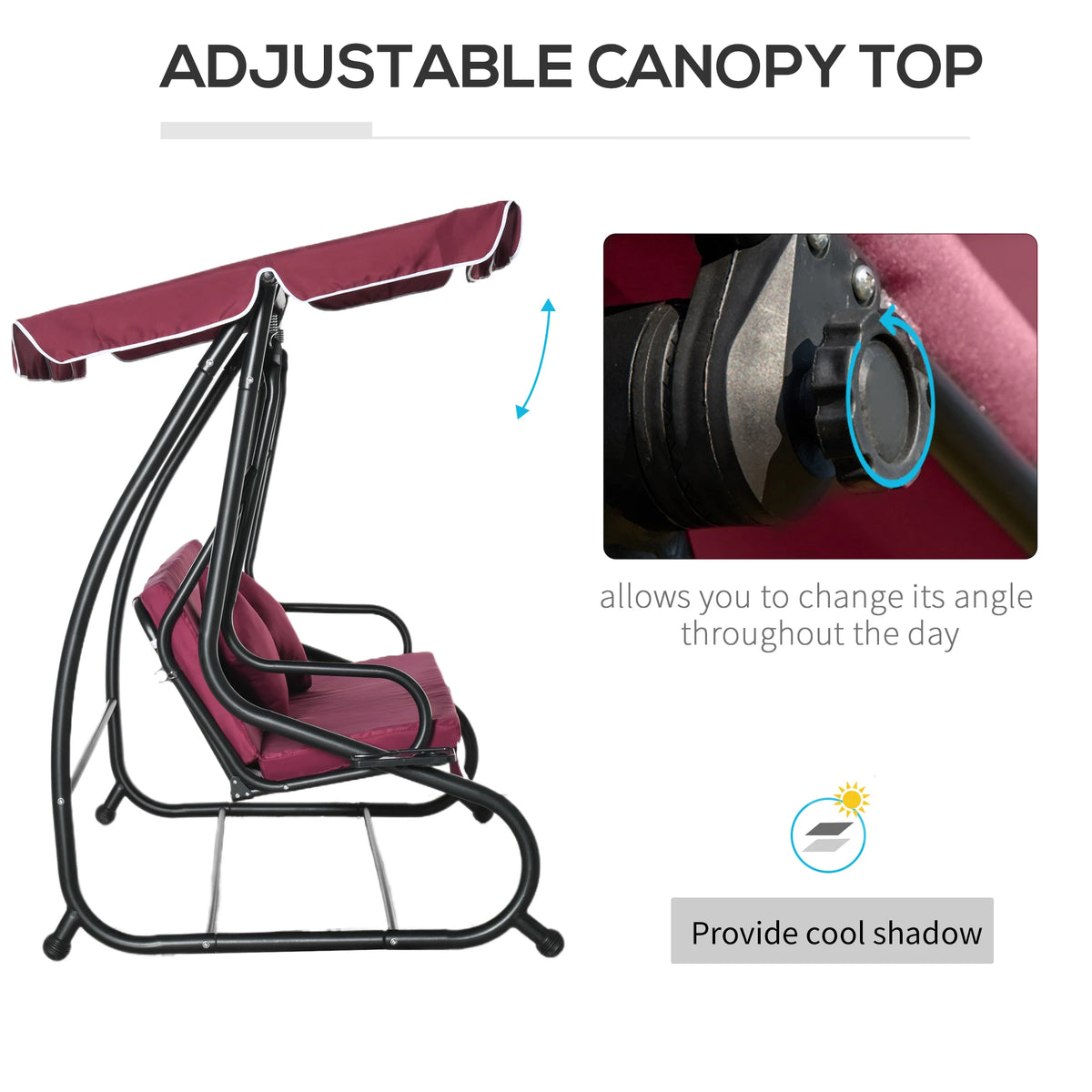 Durnley Convertible Canopy Swing