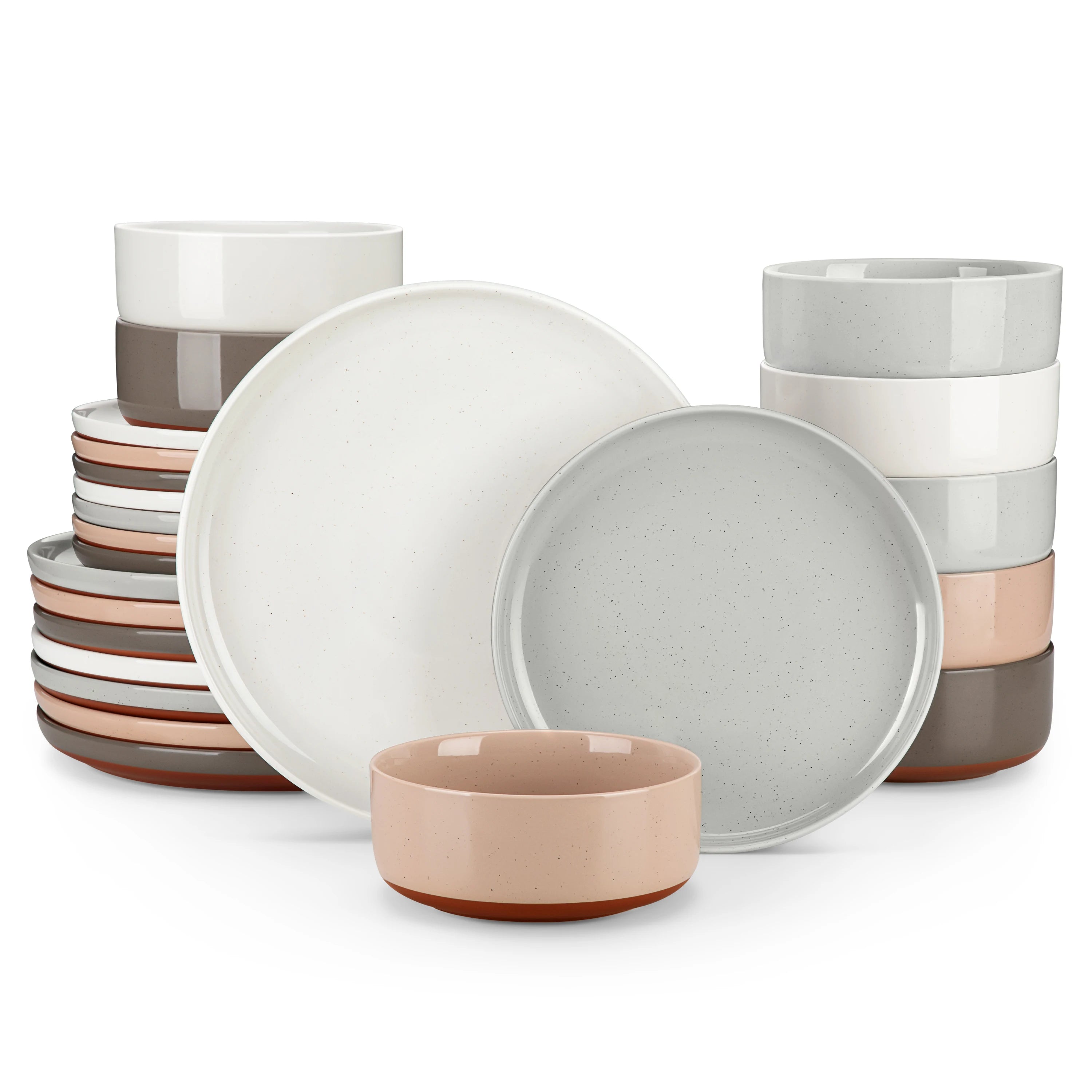 MALACASA TARA Stoneware Dinnerware Set