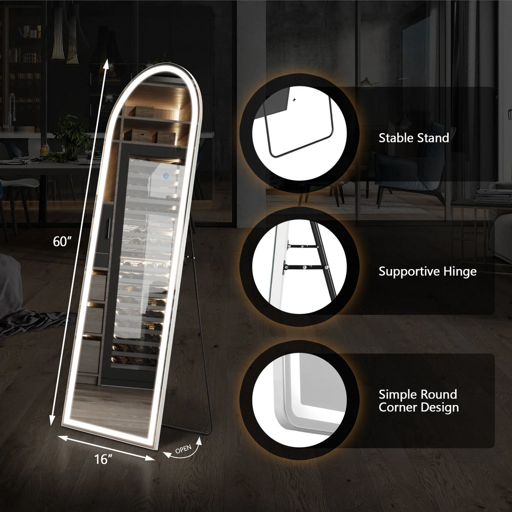 Gossamercharm LED Full-Length Mirror