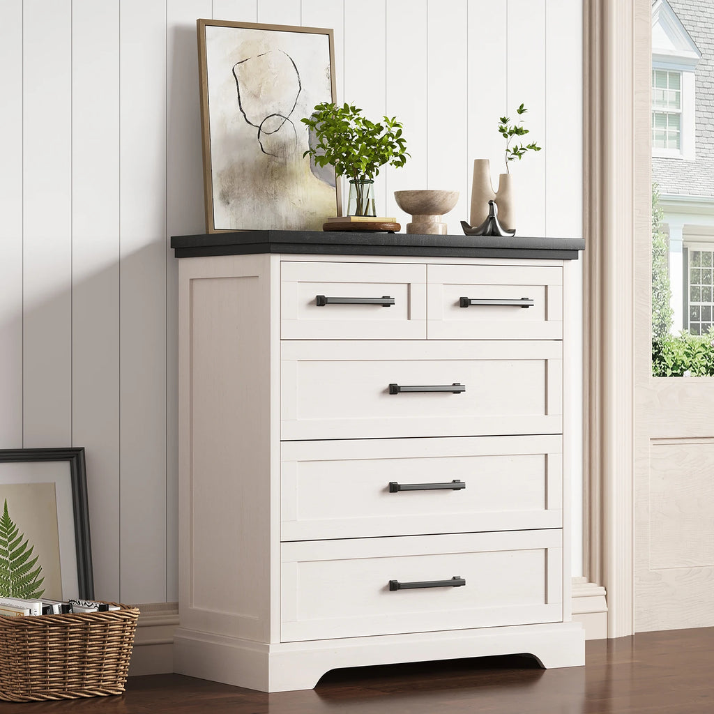Ivorycrest Five-Drawer Dresser
