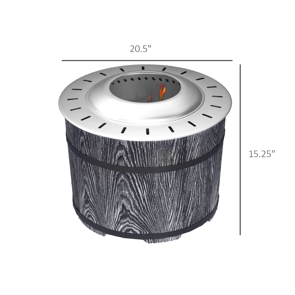 Rhapsodynote Smokeless Fire Pit – Black