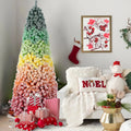 Everfrost Aurora Rainbow Christmas Tree – 7.5 ft